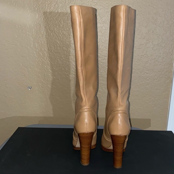 KORS Michael Kors platform leather knee high boots - Picture 6 of 12
